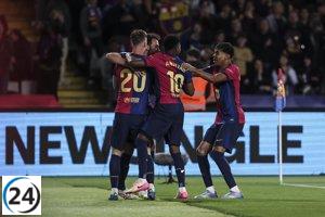 El Barça avanza firme hacia la consagración.