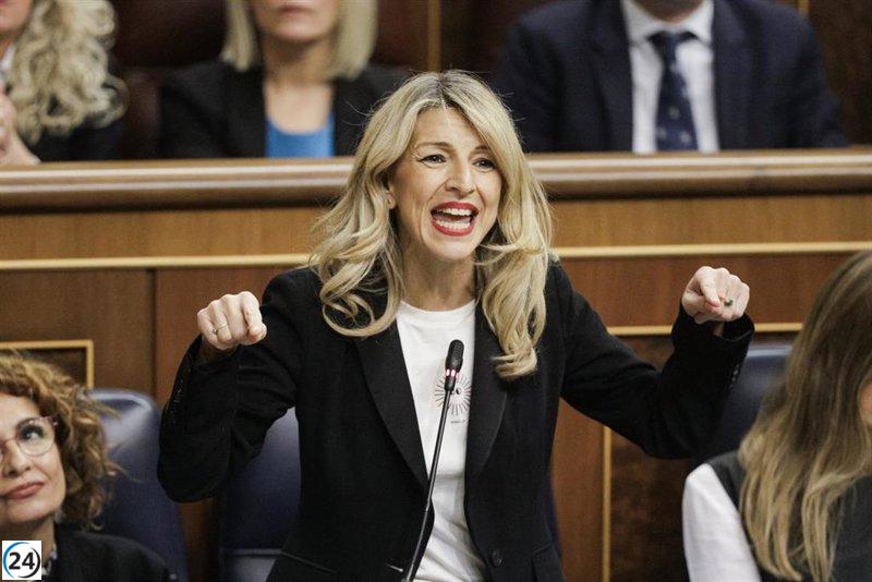 Yolanda Díaz confirma que el Gobierno no apoyará financieramente la descarbonización de Altri.