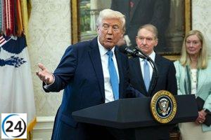 Trump asegura que no planea destituir al presidente de la Reserva Federal.