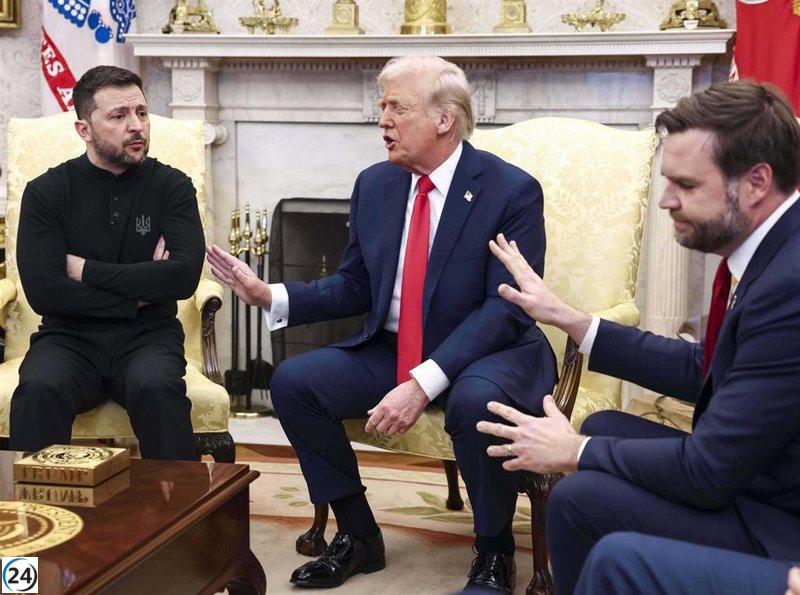 Zelenski y Trump se encuentran por primera vez en el funeral del Papa tras su tensa confrontación en la Casa Blanca.