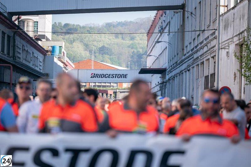Empleados de Bridgestone Basauri detienen nuevamente la producción y planean cuatro nuevas huelgas.