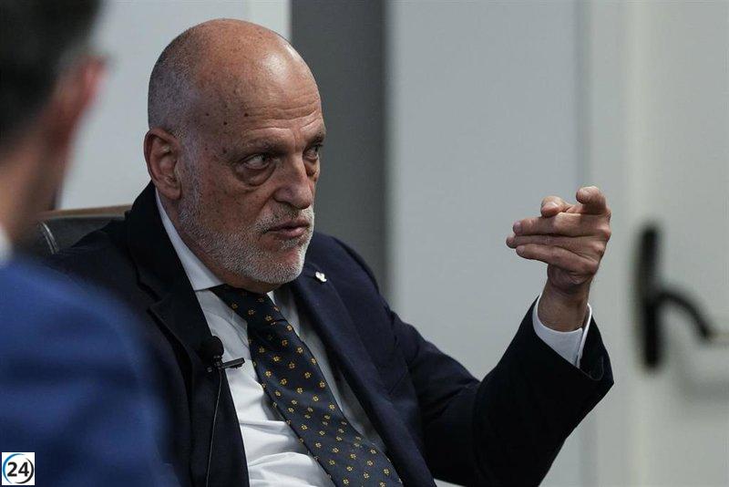 Tebas y la protesta del Real Madrid: 