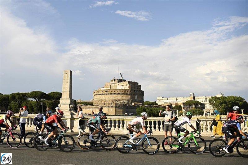 El Giro de Italia culmina en Roma en honor al Papa Francisco.