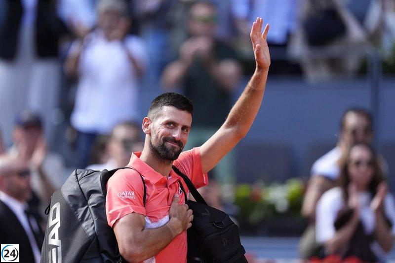 Djokovic se retira de Roma en medio de un débil desempeño rumbo a Roland Garros.