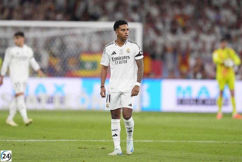 Rodrygo queda fuera del partido Real Madrid vs. Celta.