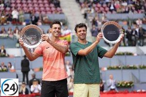 Marcel Granollers se alza con su segundo título en el Mutua Madrid Open junto a Zeballos en dobles.