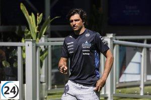 Sainz admita error en la elección de neumáticos.