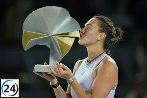 Sabalenka triunfa sobre Gauff y conquista su tercer título en el Mutua Madrid Open.