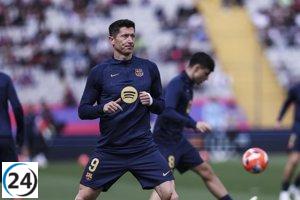 Lewandowski regresa a los entrenamientos con el Barça y se perfila para el duelo en Milán.