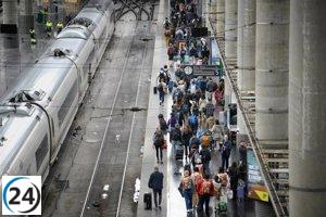 Reestablecida la catenaria que obstaculizaba el servicio Madrid-Sevilla.