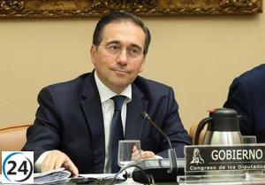 Albares respalda a la ONU en la investigación de violaciones de derechos humanos y crímenes de guerra en Gaza.