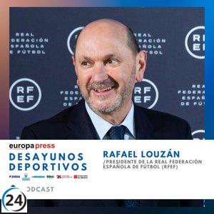 Rafael Louzán será el invitado principal en los Desayunos Deportivos de EP este martes.