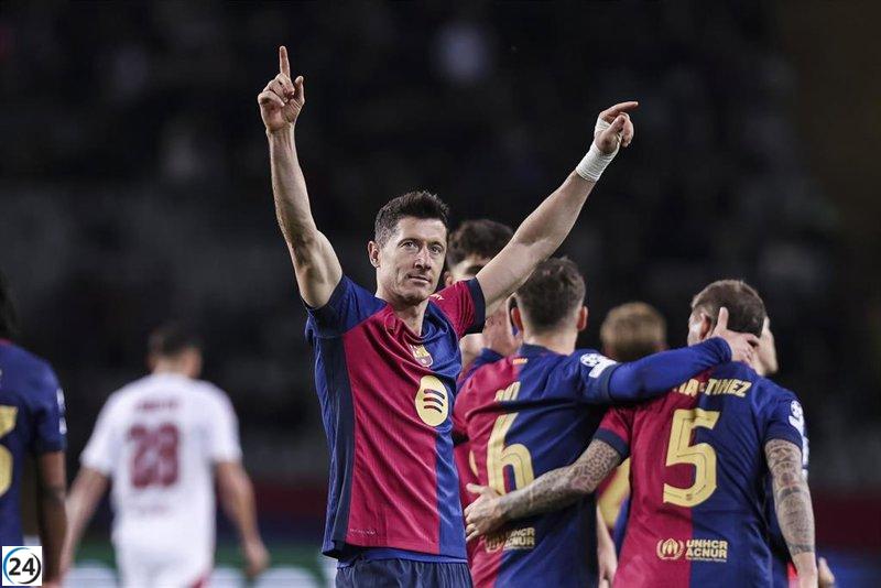 Lewandowski regresa a la convocatoria del Barça para el duelo en Milán.