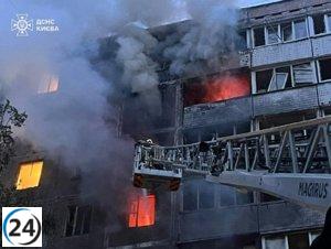 Ataque ruso en Kiev deja dos muertos y ocho heridos justo antes de la tregua de tres días de Putin.