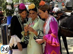 Lourdes Montes irradia alegría en la Feria de Abril junto a Tana Rivera, celebrando su reciente maternidad.