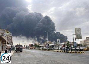 Saná detiene vuelos indefinidamente tras los recientes ataques de Israel, según su director de aeropuerto.
