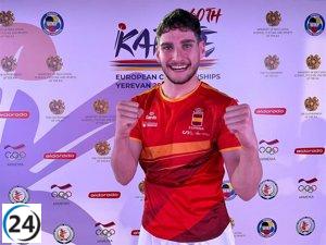Raúl Martín otorga a España su primera medalla en el Europeo de Karate.