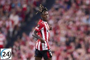 El Athletic se presenta en Manchester sin la dupla Williams y Sancet.