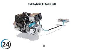 Renault presenta su motor híbrido 'E-Tech 160' en los modelos Captur y Symbioz, producidos en Valladolid.