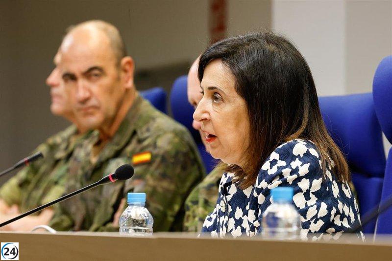 Robles destaca el papel de las Fuerzas Armadas en el Día de Europa: 