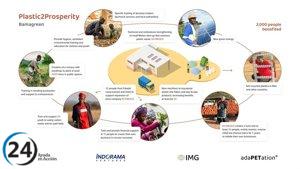 Coalición entre Ayuda en Acción, Indorama Ventures y Grupo IMG promueve el reciclaje como motor de progreso en Mali.