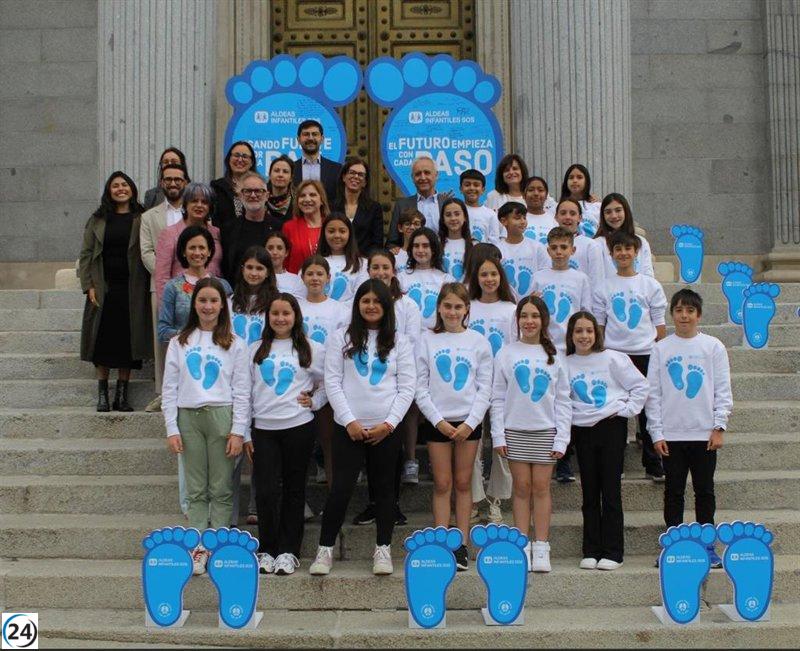 Niños claman en el Congreso por protección de 400 millones de menores en conflictos bélicos.