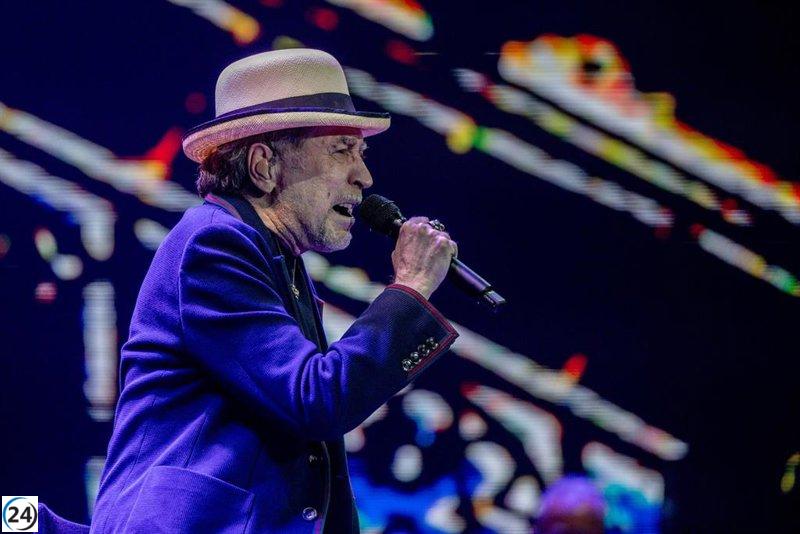 Joaquín Sabina despide su carrera en el Madrid Arena con su público de pie y lleno de emoción.