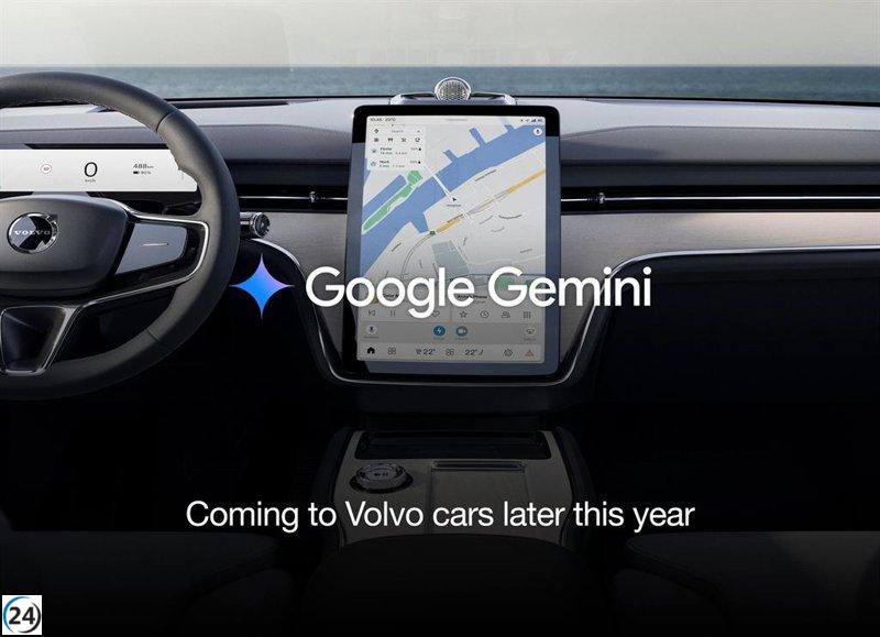 Volvo y Google refuerzan su alianza al incorporar Gemini, su asistente de inteligencia artificial.