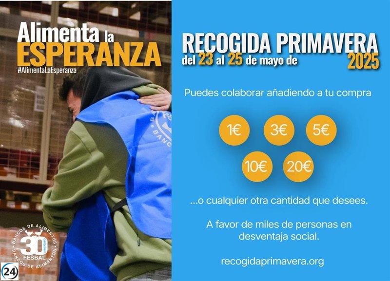 Supermercados colaboran con FESBAL en la Campaña de Recogida Primavera 2025.