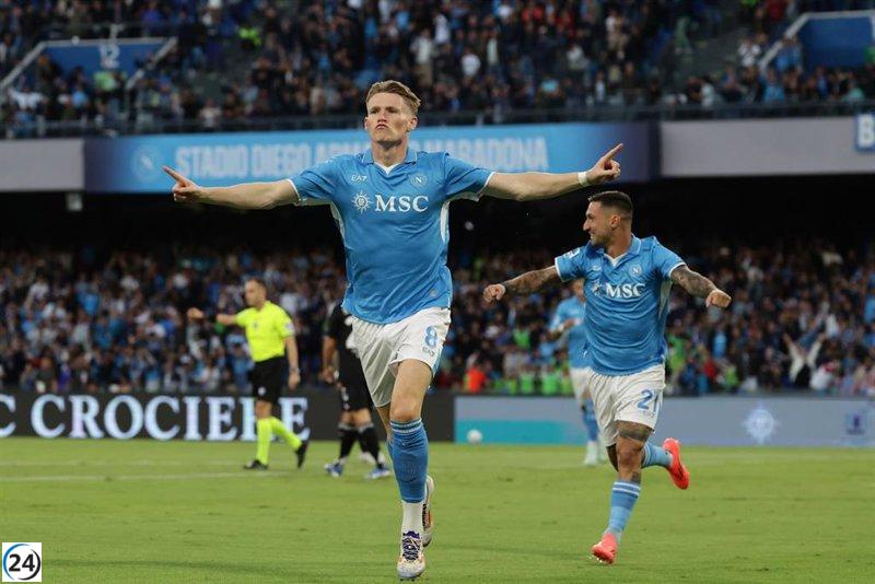 McTominay y Lukaku llevan al Nápoles a conquistar su cuarto Scudetto.