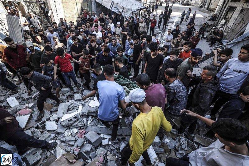 Ocho civiles palestinos pierden la vida tras bombardeos de las FDI en Gaza.