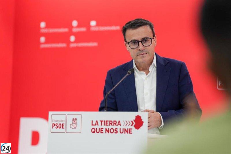 Gallardo dejará sus cargos de presidente de la Diputación de Badajoz y concejal este viernes.