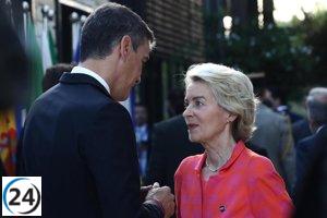 Sánchez y Von der Leyen abordan en Bruselas aranceles de Trump y la crisis en Gaza.