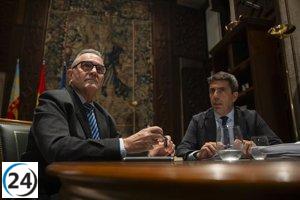 Mazón anuncia nuevos apoyos e inversiones y señala que Gan Pampols está cerca de concluir el plan de recuperación tras la dana.