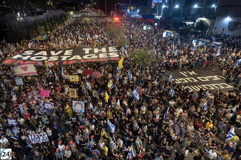 Más de 60 detenidos en protesta frente al cuartel general del Likud en Israel.