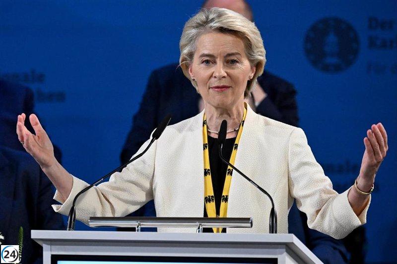 Von der Leyen advierte: ante el extremismo, hay que impulsar la democracia y ser agentes de transformación.