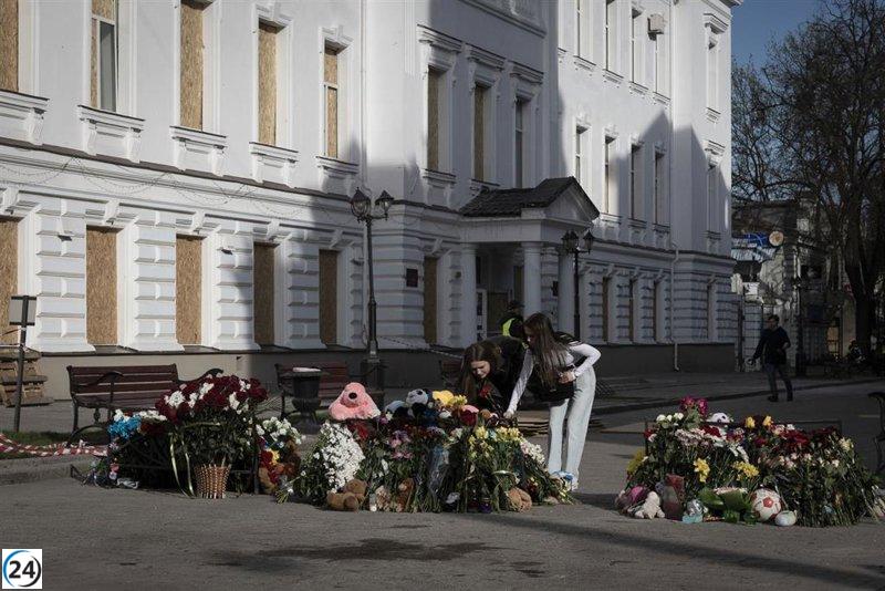 El ataque ruso en Sumi deja cuatro muertos y 28 heridos.