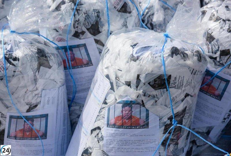 Lee propone acciones para frenar distribución de panfletos en la frontera con Corea del Norte.