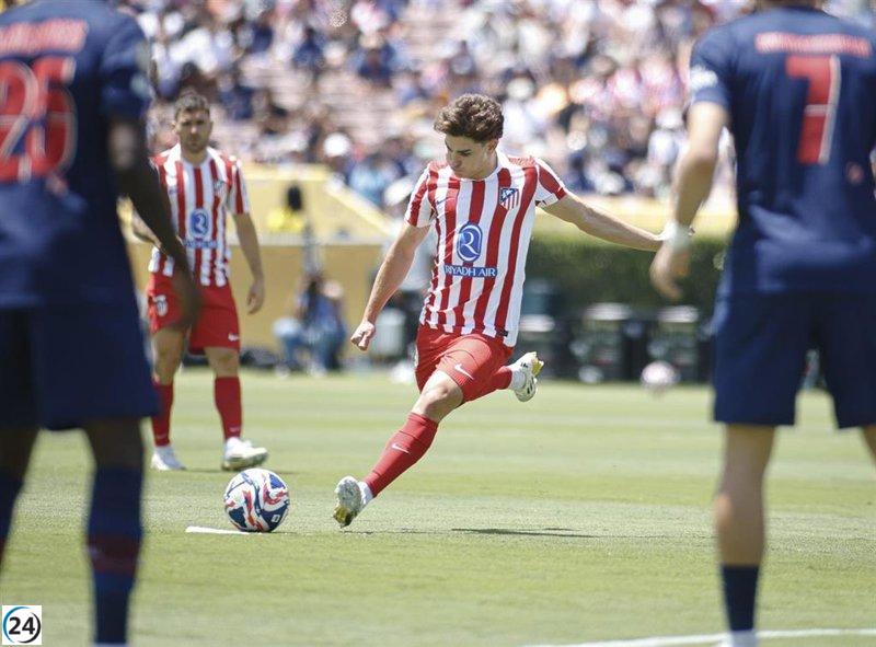 El PSG elimina al Atlético, que llegó tarde al torneo.