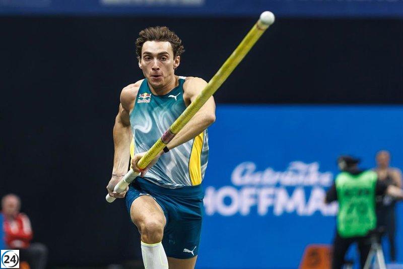 Duplantis establece un nuevo hito mundial con un salto de 6,28 metros.