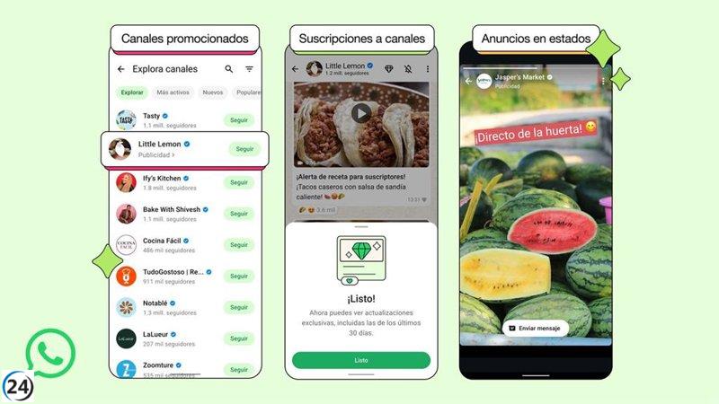 WhatsApp lanzará canales y opciones de suscripción para conectar a los usuarios con sus contenidos preferidos.