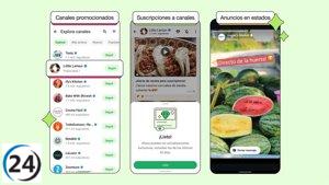 WhatsApp lanzará canales y opciones de suscripción para conectar a los usuarios con sus contenidos preferidos.