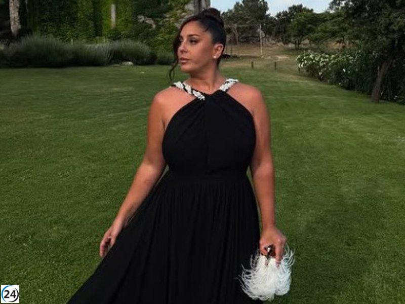 Anabel Pantoja, entre lágrimas, se defiende de las críticas por su atuendo en la boda de Susana Bicho.