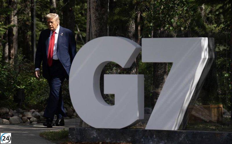 Trump critica la falta de firma de Irán en el acuerdo nuclear y se retira del G7 para enfocarse en la guerra.
