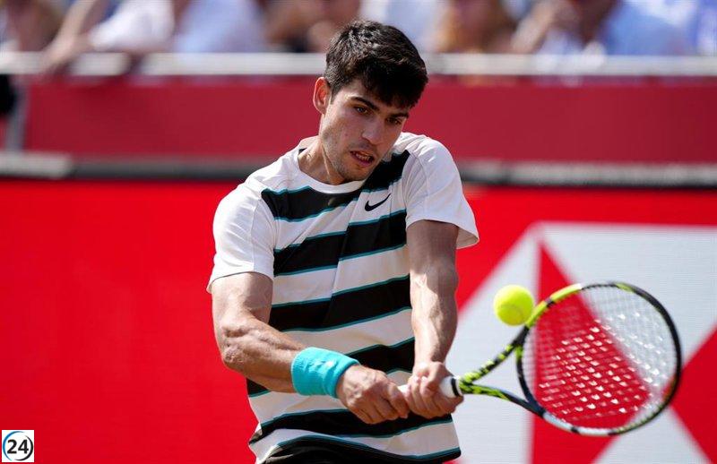 Alcaraz brilla en Queen's frente a un formidable Munar.