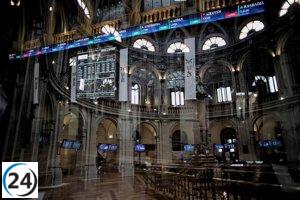 El Ibex 35 se estabiliza tras los datos del PIB estadounidense y el euro alcanza niveles máximos desde 2021.