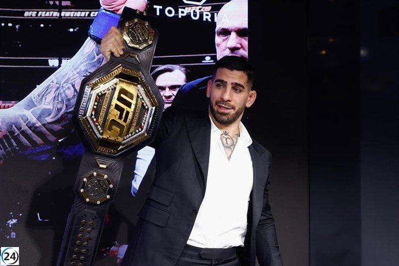 Topuria se enfrenta a Oliveira en su intento por ganar el segundo cinturón de la UFC.