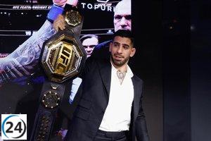 Topuria se enfrenta a Oliveira en su intento por ganar el segundo cinturón de la UFC.
