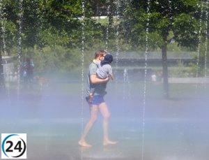 Junio marca un récord de calor con la llegada de la primera ola estival, que se extenderá hasta el miércoles.