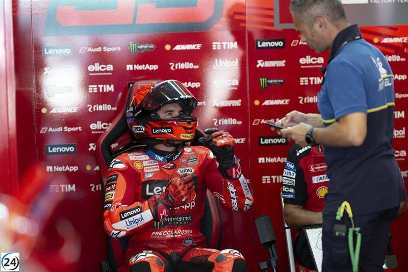 Marc Márquez vive un día caótico en Assen.